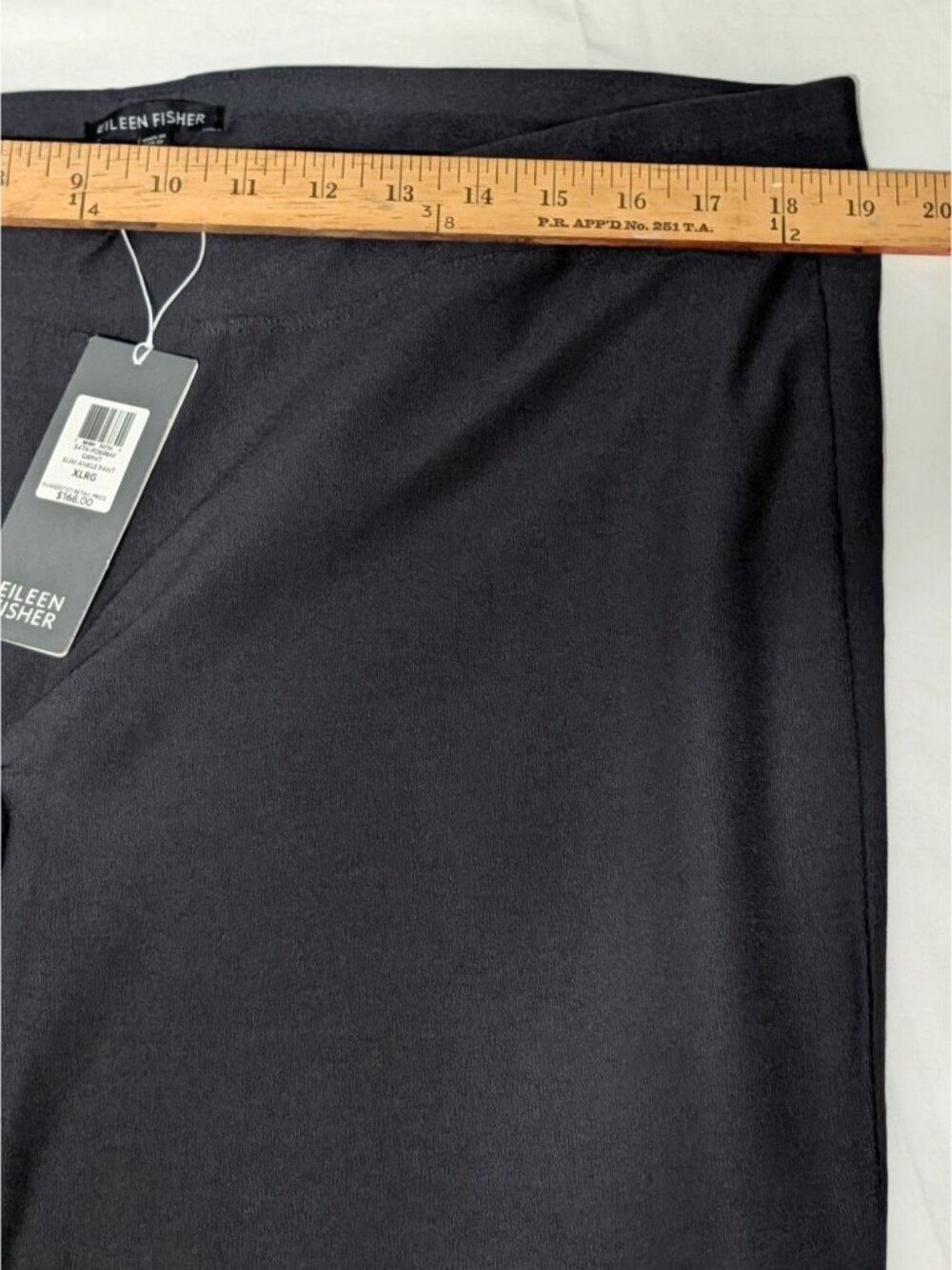Eileen Fisher Women XL Washable Stretch Crepe Slim Ankle Pants Graphite grey - Picture 10 of 14